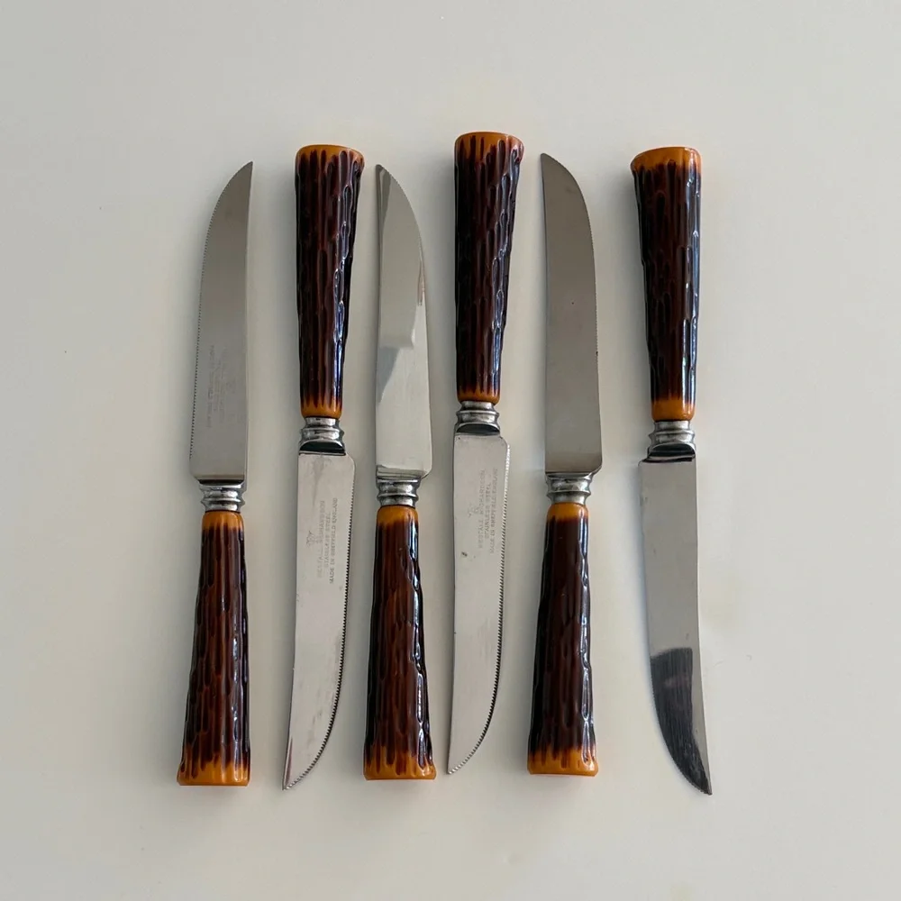 MCM WESTALL RICHARDSON STEAK KNIVES SET OF 6